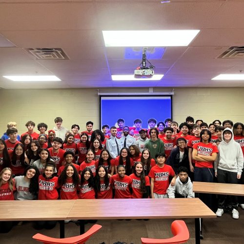 Air Force Recruiter Shares Career Pathways with Bolingbrook Athletes